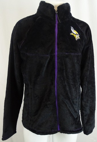 Minnesota Vikings NFL Team Apparel Women's Fleece Zip-Up Lightweight Jacket - Picture 1 of 8