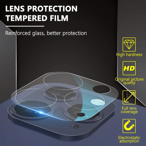 For iPhone 13, 13 Pro Max Rear Camera Lens Tempered Glass Screen Protective Film - Picture 70 of 82