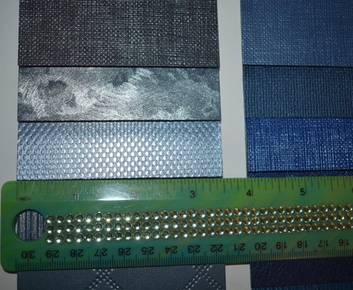 FABRIC SAMPLE BOOK MultiColor Textures FAUX LEATHER Big Variety 188pcs LOT Craft - Picture 20 of 20