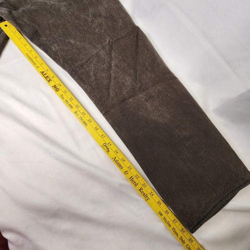 Levis 501 Denim Jeans Mens 40x32 Paper Tag Straight Fit Vintage Trousers, Brown - Picture 8 of 9