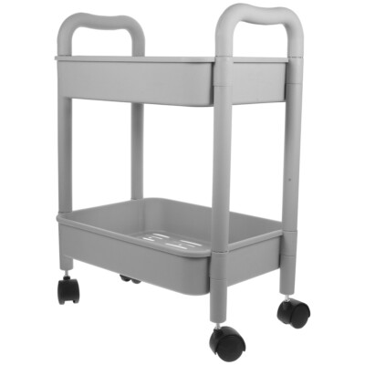 Rolling Cart vente Storage Trolley On Wheels Bathroom Kitchen Storage Trolley Cart