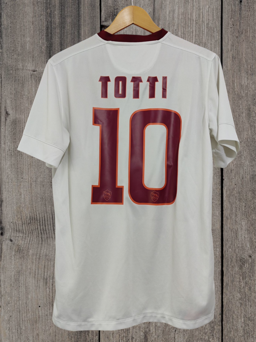 Francesco TOTTI AS Roma 2014 2015 Away Soccer Jersey Nike
