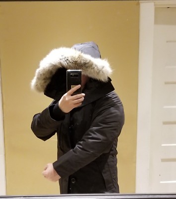 All black canada goose jacket online