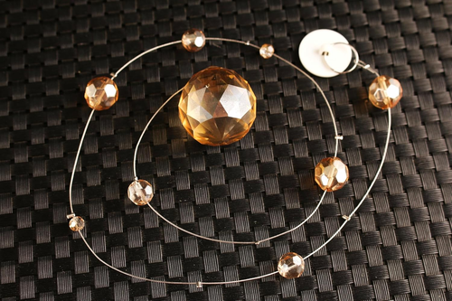 20 Strings Crystal Beaded Curtain, Arched Door String Curtain, Hanging Doorway R - Picture 4 of 8