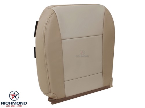 2006-2010 Ford Explorer Eddie Bauer -Driver Side Bottom Leather Seat Cover Tan - Picture 4 of 12