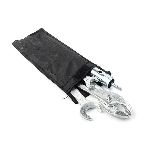 Motorcycle Spark Plug Spanner Wrench Plier Socket Tool Kit With Storage Pocket - Picture 7 of 9