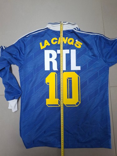 L Maillot PSG Paris Saint Germain 1988 Susic Vintage shirt Adidas Ventex RTL la5 - Foto 6 di 9