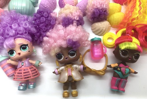 LOL Surprise Hairvibes Lot Of 3 SUPA STAR, MASQUERADE & GLOW GRRRL!
