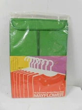 1960s - 70s Era Quilted Zippered Garment Bag 16 Garment Jumbo Dress Bag NEW 