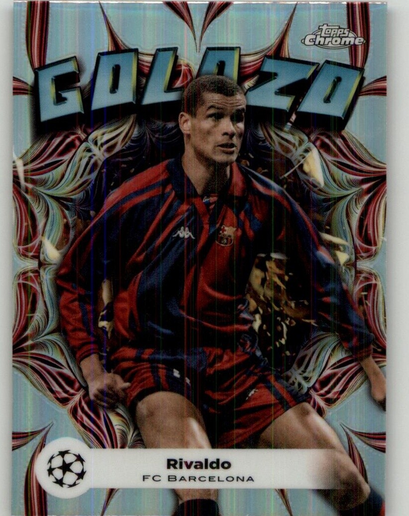2023-24 Topps Chrome UEFA Club Competitions Rivaldo Golazo #GL-7 