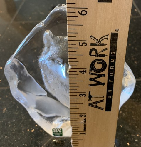 Lobo de vidrio artístico Maleras - Cristal de plomo completo - Cristal de plomo ~ ¡Bonito! - Imagen 8 de 8