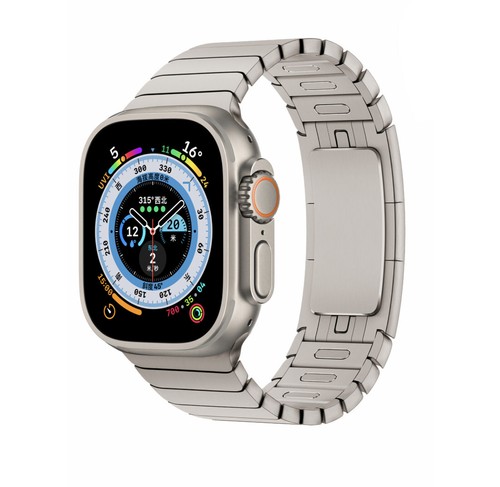 New 2024 Stainless Steel Link Bracelet Band for Apple Watch Band Ultra Series 10 - Picture 1 of 40
