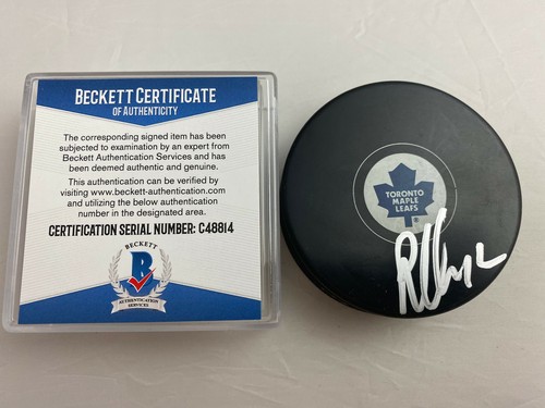 PATRICK MARLEAU SIGNED TORONTO MAPLE LEAFS PUCK BECKETT BAS COA C48814 - Picture 1 of 2