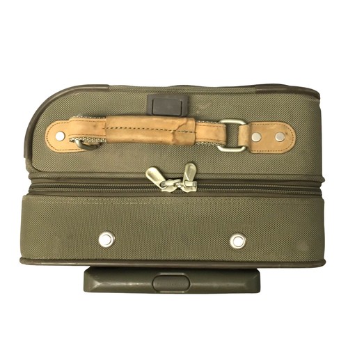 Briggs & Riley Baseline Carry-on Wheeled Lugggage Garment Bag Green Nylon 22" - Picture 9 of 15