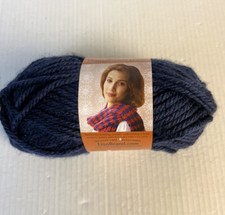 Lion Brand Hometown USA Yarn San Diego Navy Crafts Knit Crochet Chunky New