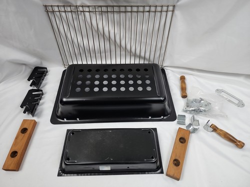 Hibachi Crestline Portable Grill Model 6017 Tabletop Outdoor 10'X17" Made in USA - Picture 10 of 12
