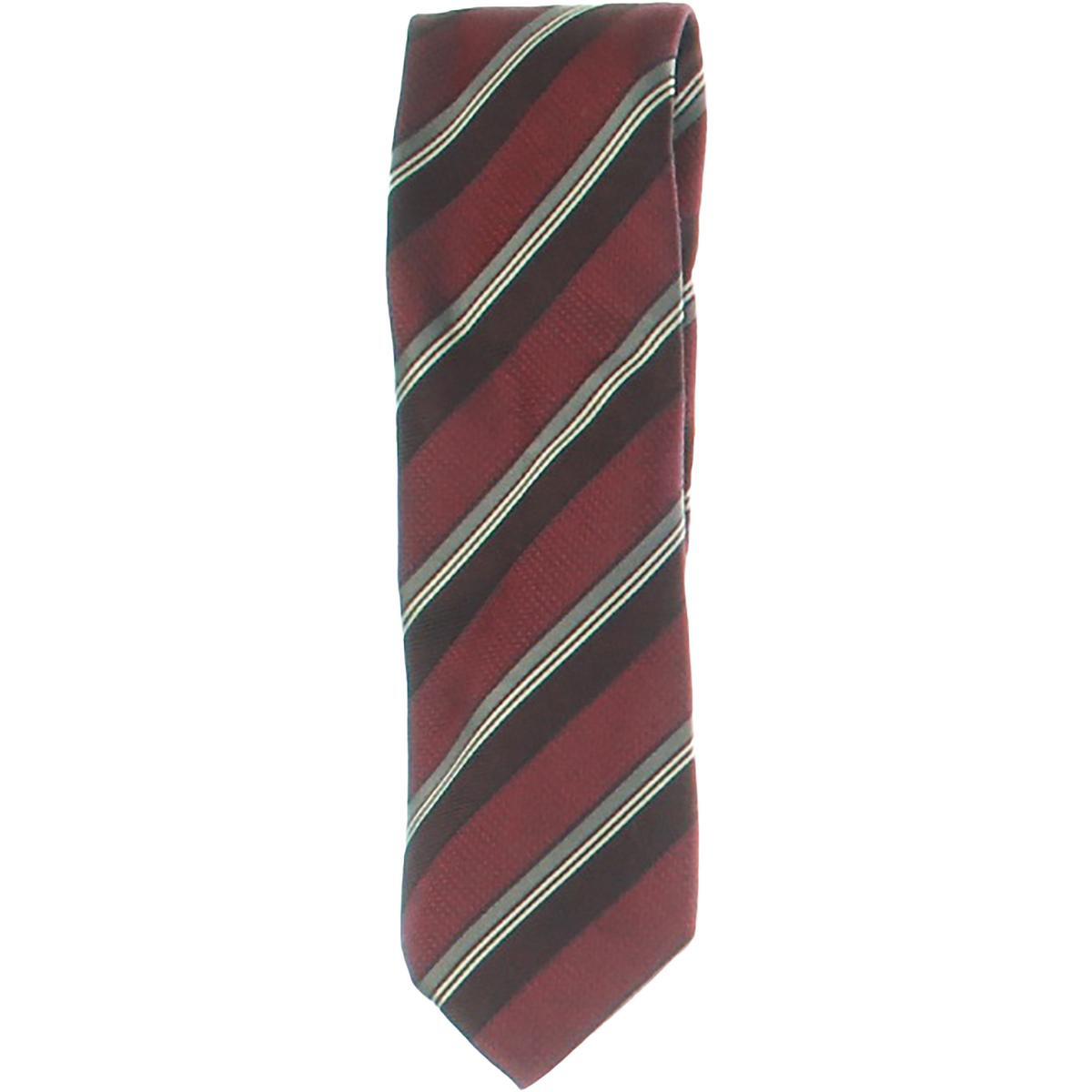 Canali Мужской деловой галстук из красного шелка O/S BHFO 0228