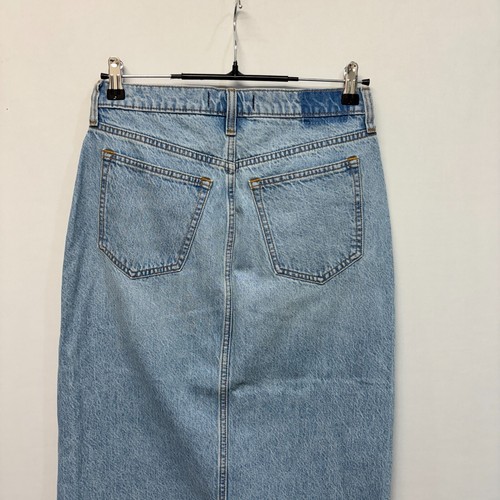 Neu mit Etikett Abercrombie & Fitch Damen-Midijeansrock hoher Bund Denim 26/2 blau D010 -21 - Bild 17 von 18