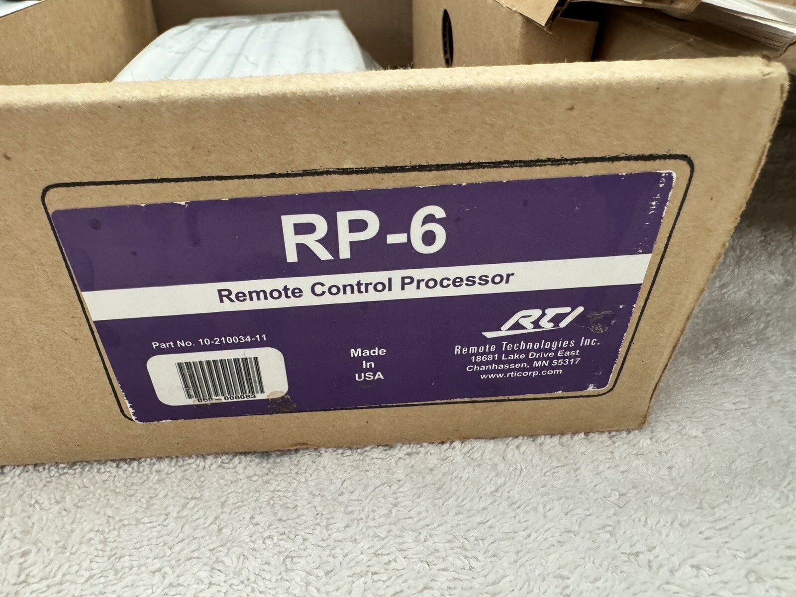 RTI RP6 Remote Control Processor With Power Supply New Open Box eBay