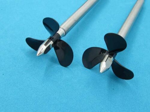 A pair 3 blade Stainless assembly 4mm shaft catamaran Double motor Rc boat #1716 - Picture 2 of 6
