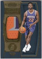 2018-19 Panini Dominion Rookie Materials Gold DEANDRE AYTON RM-DAY #3/10 Suns RC