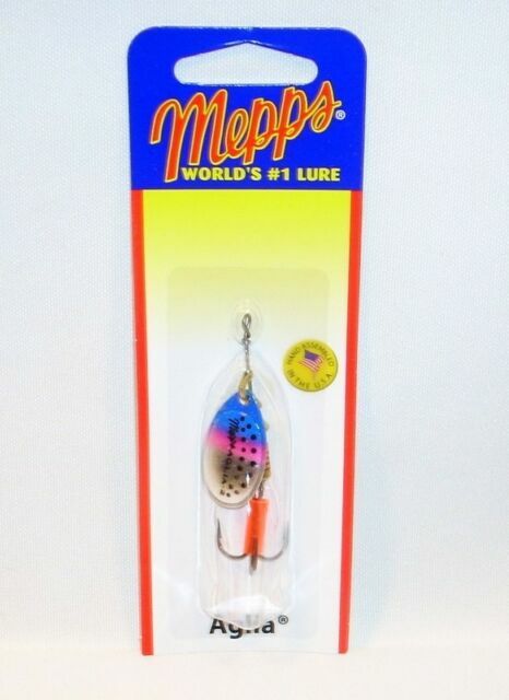 Mepps B2 RBT Aglia 1//6 Oz RB Trout Panfish Fishing Spinner for sale online