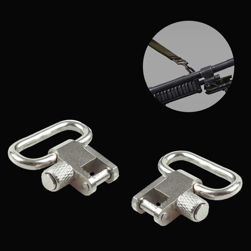 Quick Detach Stainless Steel Sling Swivels for Gun Rifle 1″ / 1.25" Sling Mount - Picture 5 of 13
