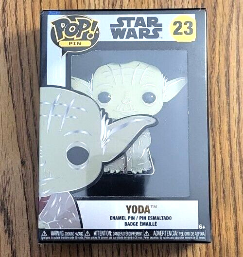 New In Box  Star Wars Yoda Enamel Pin 23Funko Pop!