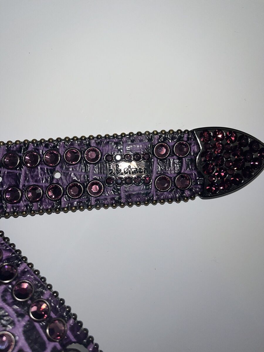 Purple B.B. Simon Belt | eBay Purple B.B. Simon Belt | eBay