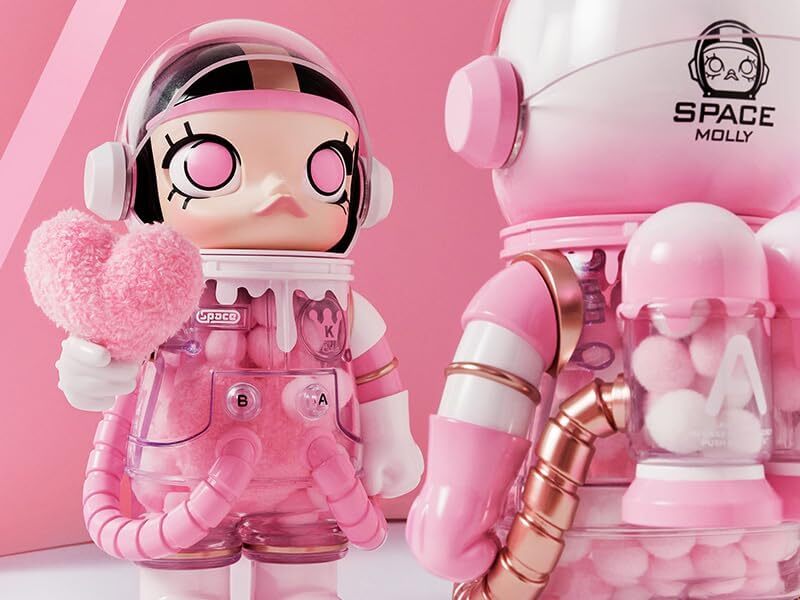 POP MART MEGA Collection 400% SPACE MOLLY Heartfelt Words POP MART MEGA Collection 400% SPACE MOLLY Heartfelt Words