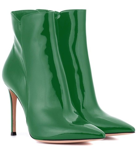Concise Women Ankle Boots Pointed Toe 12CM High Heels Dress Party Booties Shoes - Picture 18 of 21