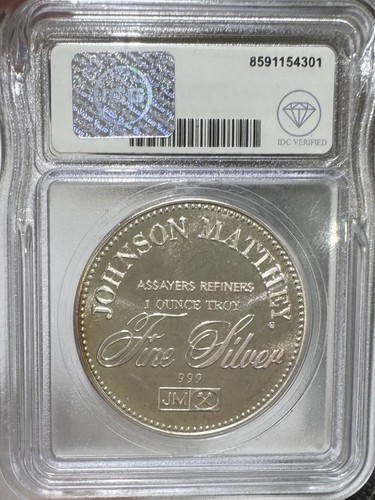 Johnson Matthey Freedom 1oz Round ICG PR67 Freedom of the Press DCAM IDC Ver. - Picture 2 of 2