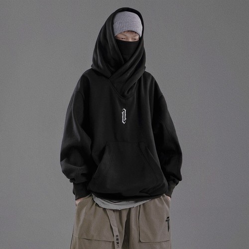 Niepce Men's Deadly Assassin Hoodie Streetwear Long Sleeve Pullover - Picture 4 of 14
