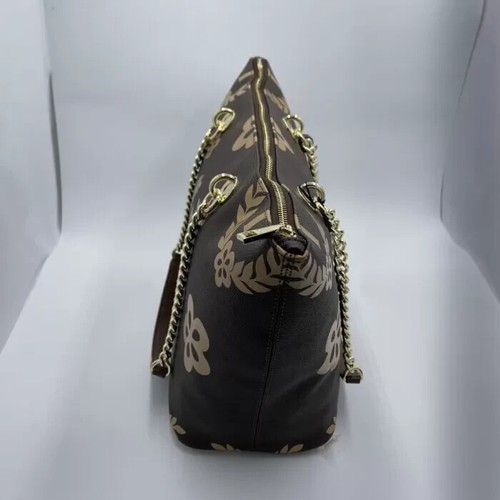 Pollini Brown Shoulder Bag With Ivory Details TE8410PP02Q1E11A - Picture 3 of 3
