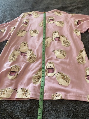 F&F Pretty Pink PJs decorated withHedgehogs 🦔Size 6 - Picture 8 of 11
