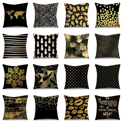 gold sofa cushions
