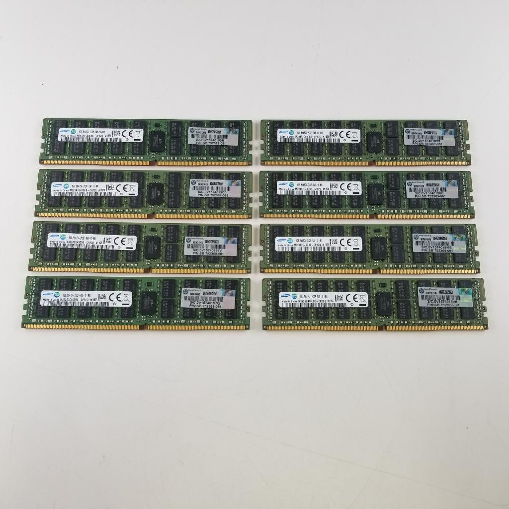 Samsung 128GB (8x16GB) 2Rx4 PC4-2133P DDR4 ECC REG Server
