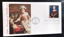 IZANNAH WALKER - CLASSIC AMERICAN DOLLS 1997 FLEETWOOD CACHET FDC UNADDR