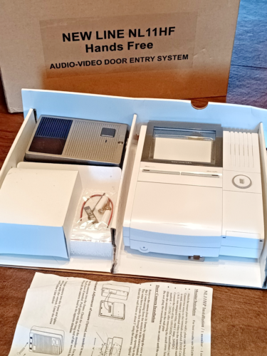 New Line NL11HF Hands Free Wired Audio Video Door Entry System In Box