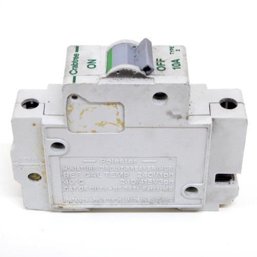 Crabtree Polestar MCB Circuit Breaker Single Double Triple Pole Type B C D to 63 - Picture 22 of 90