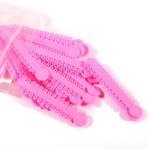 1040 Stück Dental Ortodoncia Ligaduras Tirantes Elásticos Bandas de goma 47 Farben - Bild 212 von 408