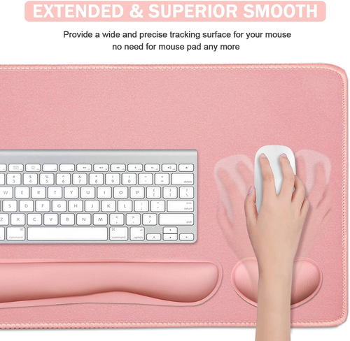 4-In-1 Large Gaming Mouse Pad, Keyboard Wrist Rest Pad & Wrist Support Mousepad  - Bild 4 von 7