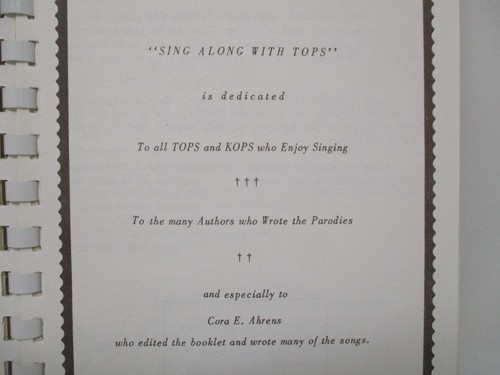 Libro de canciones de comedia parodia vintage Sing junto con TOPS 1961 música - Imagen 5 de 10