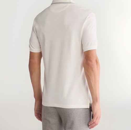 Scotch & Soda Polo Shirt Men’s Pique Swan Short Sleeve Cotton Casual Size M NWT - Picture 3 of 6