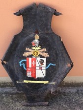 Placca metallica 80 per 54 cm 35º Gruppo artiglieria "Riolo" esercito