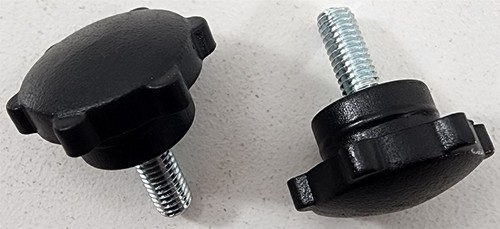 Lof of 2 Roadpro RPKN-5P CB Radio OEM Plastic BLACK 5mm Knobs Bag of 2 - Picture 5 of 6