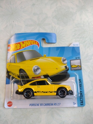 HOT WHEELS 2024 PORSCHE 911 CARRERA RS 2.7 GELB - BOXED SHIPPING