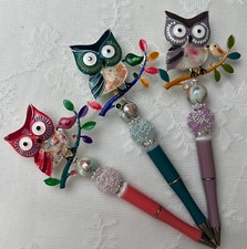 Custom beaded bling pens  Luxury Inspired Gift.Basket filler. Journal. Collect 