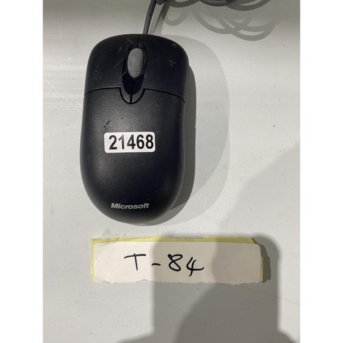 Microsoft Basic 1.0 Optical Mouse Black Wired USB 3-Button Scroll Wheel Compact - Picture 5 of 5