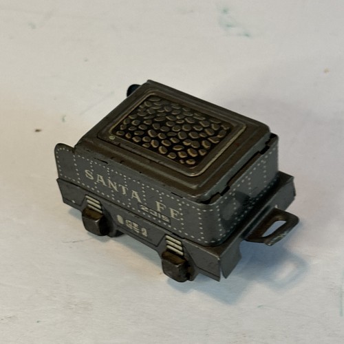Vintage HAJI Santa Fe 2315 Tin Train Coal Car Japan Japanese Missing Wheel - Picture 6 of 14